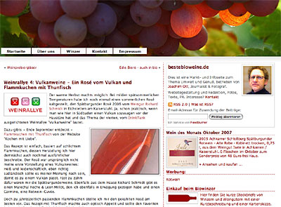 Vulkanweine bei der Blog-Rallye