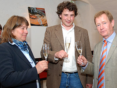 ECOVIN-Vorsitzende Lotte Pfeffer, Matthias Strobl von Bioland und Paulin Köpfer, der Vorsitzende von Ecovin baden (v.l.).