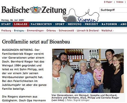 Bioweingut Rieger
